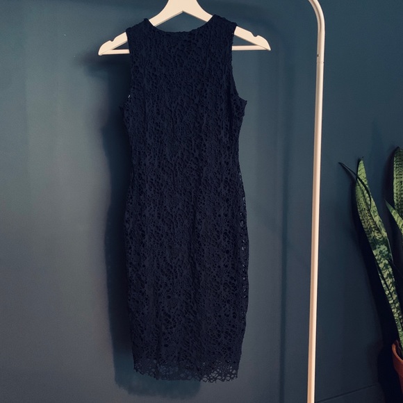 Twenty Webbed Crochet Bodycon Dress - Picture 6 of 7